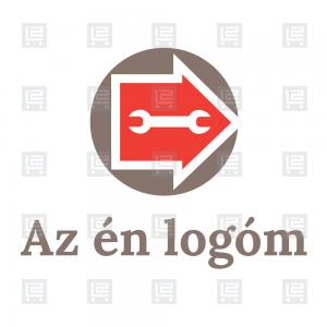 Ház javítás karbantartás szerelés logó - Vörös