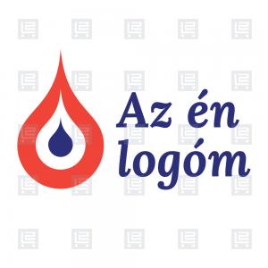 Víz csepp öntözés környezetvédelem logó - Vörös