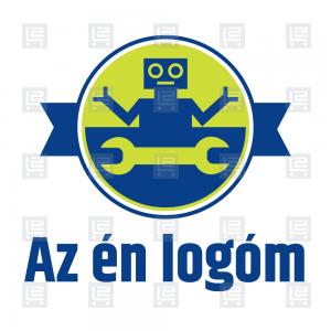 Karbantartás javítás szerelés logó - Kék