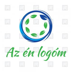 Környezetvédő faluszépítő egyesület logó - Kék