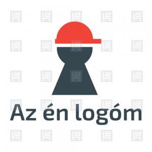 Munkavédelem biztonság logó - Szürke