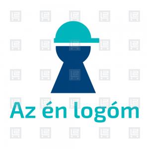 Munkavédelem biztonság logó - Kék