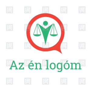 Mérlegképes könyvelő ügyvédi iroda logó - Zöld