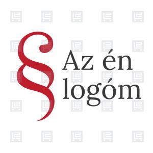 Paragrafusjel ügyvéd jogász logó - Vörös