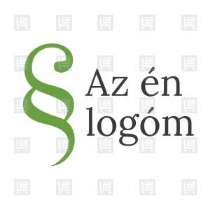 Paragrafusjel ügyvéd jogász logó - Zöld