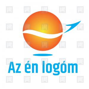 Utazás szabadság repülő logó - Narancssárga