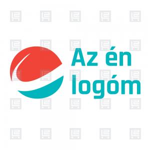 Út kör útvonaltervező minimalista logó - Vörös