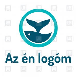 Gasztro hal étterem halbár logó - Zöld