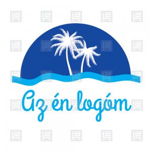 Külföldi utazás nyaralás szállás logó - Kék