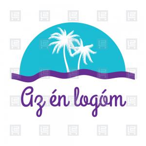 Külföldi utazás nyaralás szállás logó - Kék