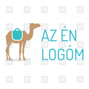 Csomagküldés utazás szállítás futár logó - Barna