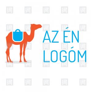 Csomagküldés utazás szállítás futár logó - Kék