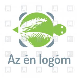 Teknős utazástervező útvonaltervezés logó - Zöld