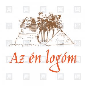 Egyiptom utazás szállás online Szfinx logó - Barna
