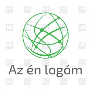 Utazás szállítás áruforgalom kereskedelem absztrakt logó - Zöld