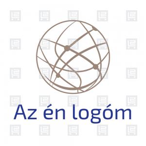 Utazás szállítás áruforgalom kereskedelem absztrakt logó - Barna