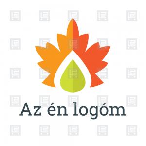 Környezetvédelem vízszűrés logó - Narancssárga