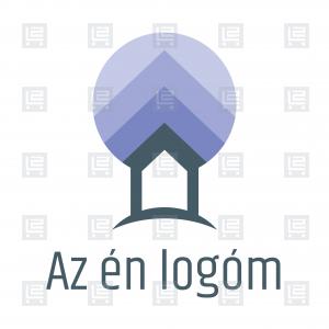 Ökoház zöldház lombház szállás logó - Lila