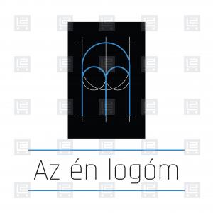 Építészmérnök épitész iroda házak tervezése logó - Fekete