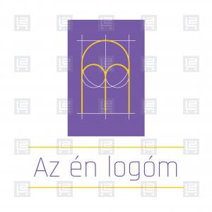 Építészmérnök épitész iroda házak tervezése logó - Lila