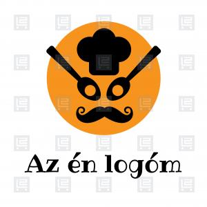 Büfé ételrendelés házhozszállítás logó - Narancssárga