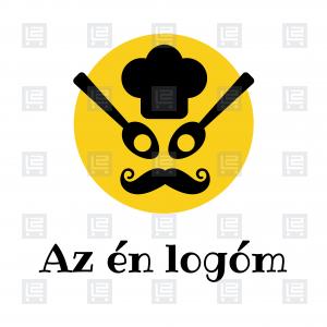 Büfé ételrendelés házhozszállítás logó - Sárga