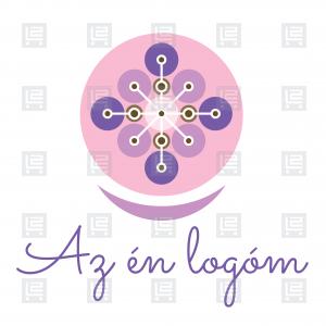 Gyöngyfűzés kézműves DIY logó - Rózsaszín