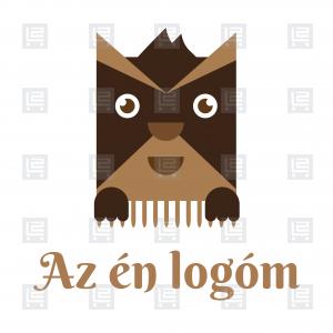 Kutyakozmetika webáruház online logó - Barna