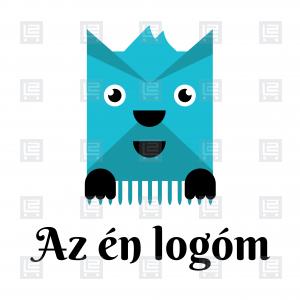 Kutyakozmetika webáruház online logó - Kék