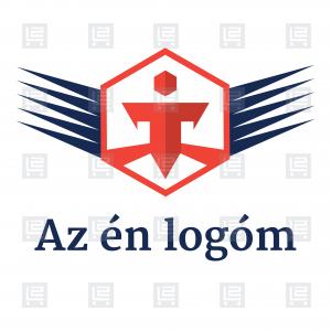 Biztonságtechnika vagyonvédelem logó - Vörös