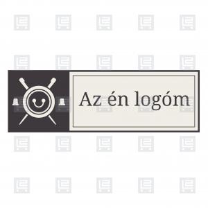 Szabás varrás javítás varroda logó - Barna