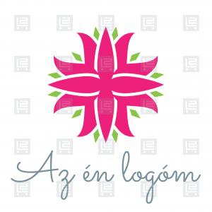 Kézműves virágok virág készítés logó - Rózsaszín