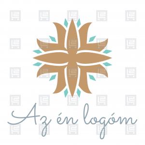 Kézműves virágok virág készítés logó - Arany