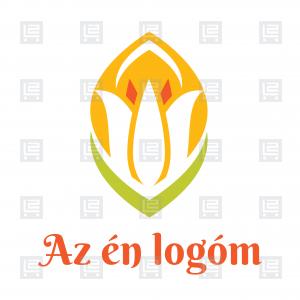 Tulipán szállás vendégház logó - Narancssárga