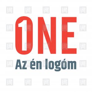 Number one tipográfiai logó - Vörös