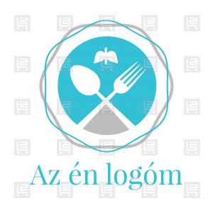 Főzelék kifőzde főzelékbár büfé lakásétterem logó - Kék