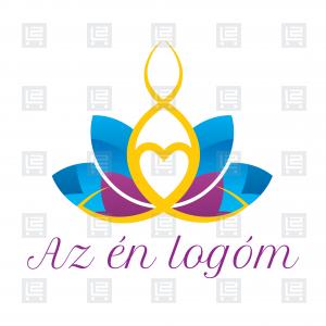 Jógastúdió gerincjóga jóga logó - Sokszínű