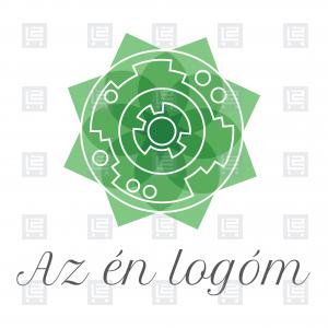 Mandala kézműves bolt webáruház logó - Zöld