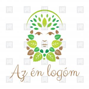 Herbárium gyógynövénybolt bio online logó - Zöld