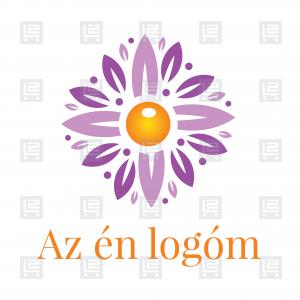 Gyógynövény patika, gyógyteák logó - Narancssárga