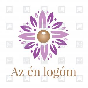 Gyógynövény patika, gyógyteák logó - Barna