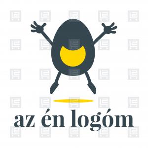 Tojásbár tojásos ételek blog gourmet logó - Szürke