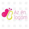 Pillangó lepke B betű monogram logó