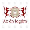 Lovas címer korona pajzs forma logó