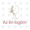 Borospohár modern rajzolt logó