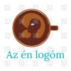 Kávé barista kávézó logó