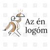 Gasztronómia pincér logó