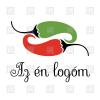 Chili bár gasztro paprika logó
