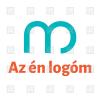 M betűlogó modern tipográfia logó