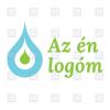 Víz csepp öntözés környezetvédelem logó